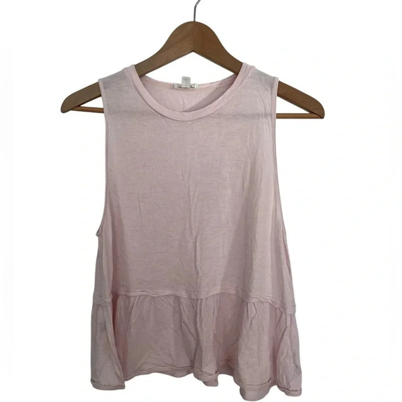 Wilfred light pink ruffle halter  top size small - Picture 1 of 6